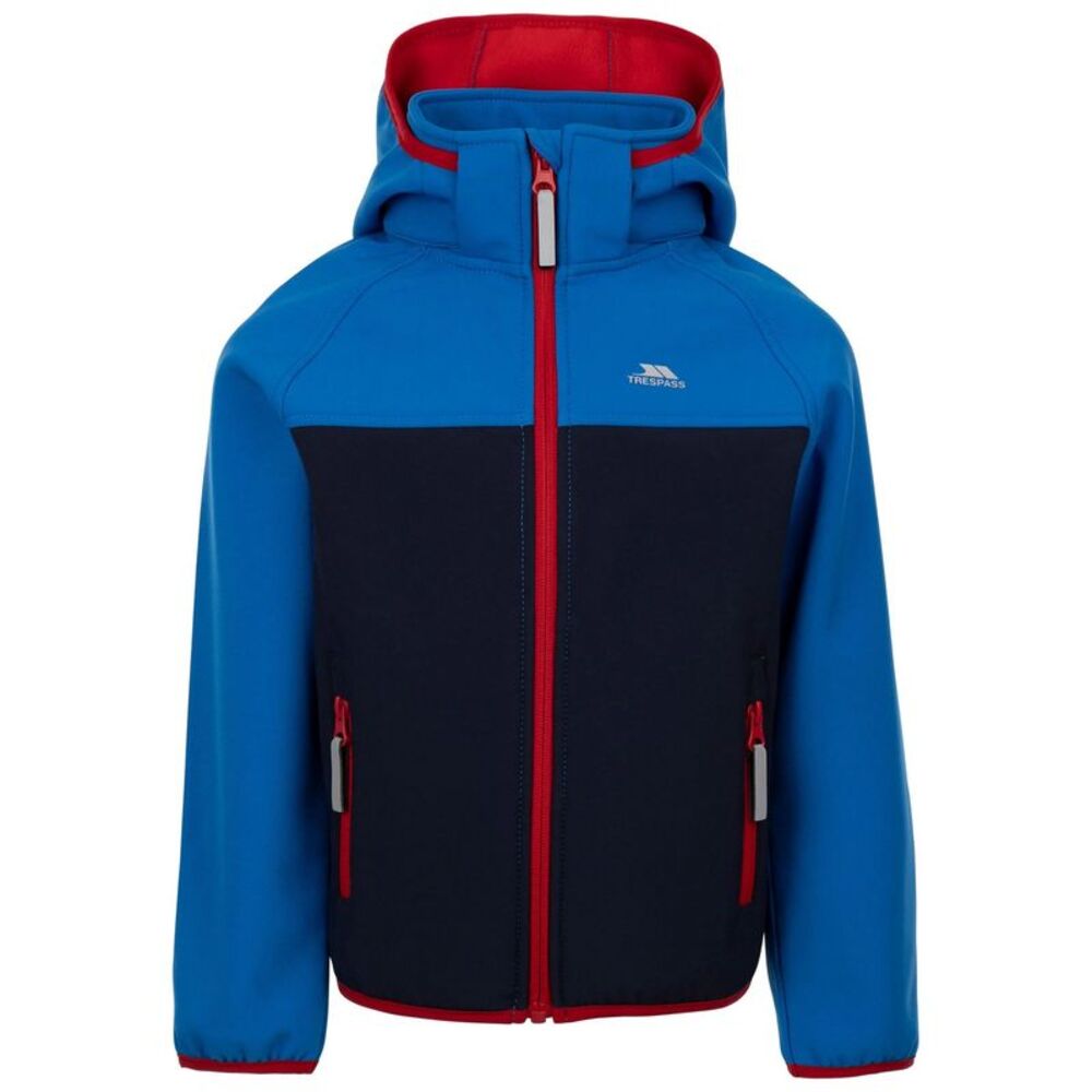 Trespass Childrens/Kids Hanbury Soft Shell Jacket / Navy